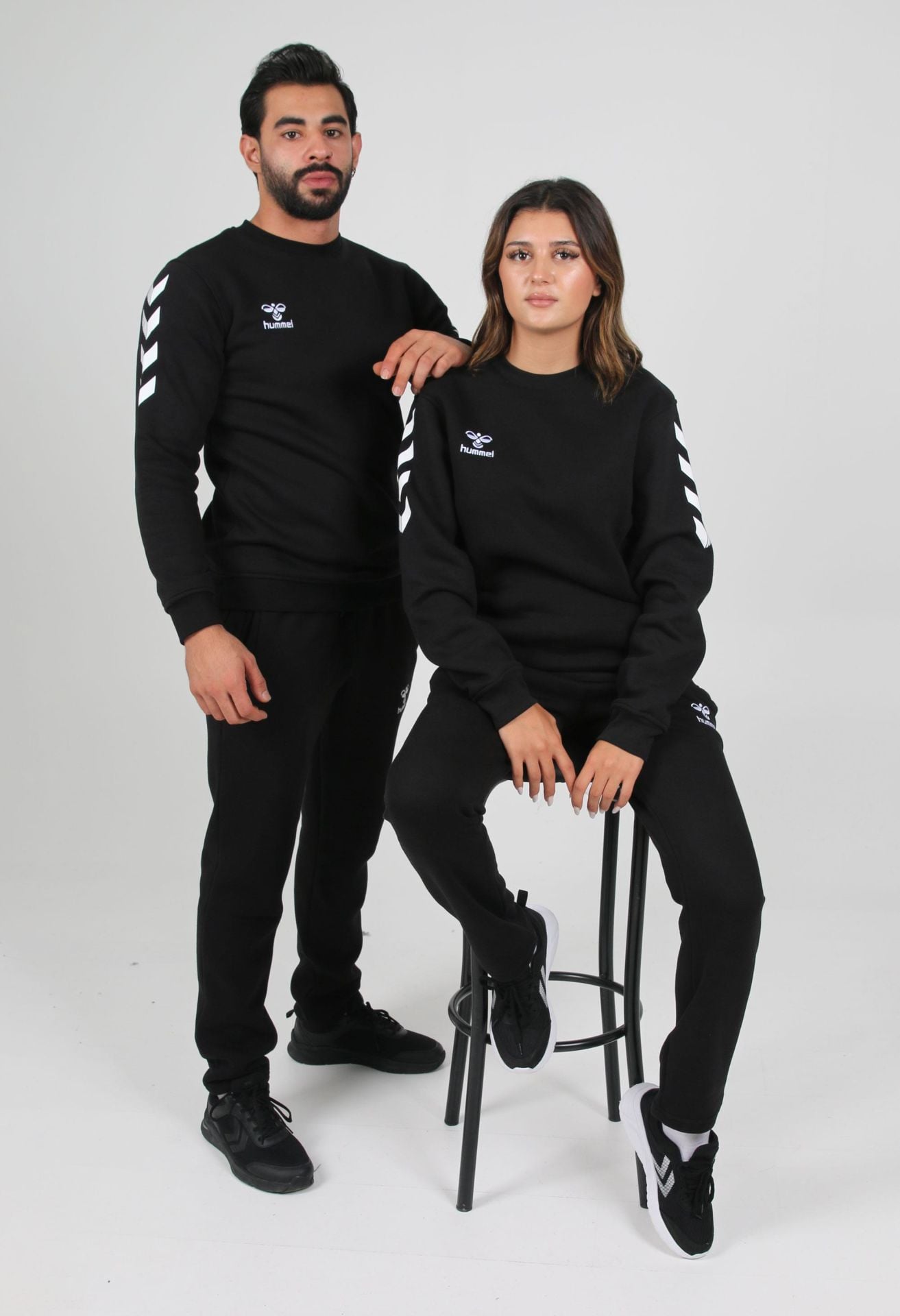Hummel Pamuklu Sweat Siyah