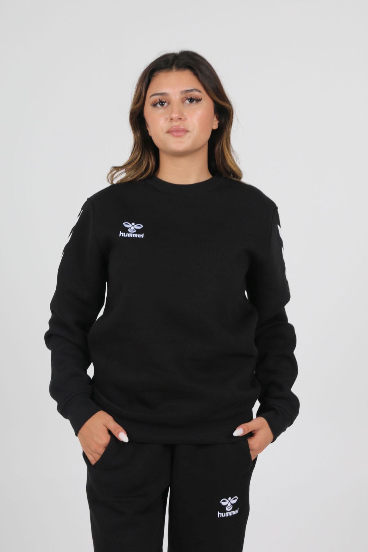 Hummel Pamuklu Sweat Siyah
