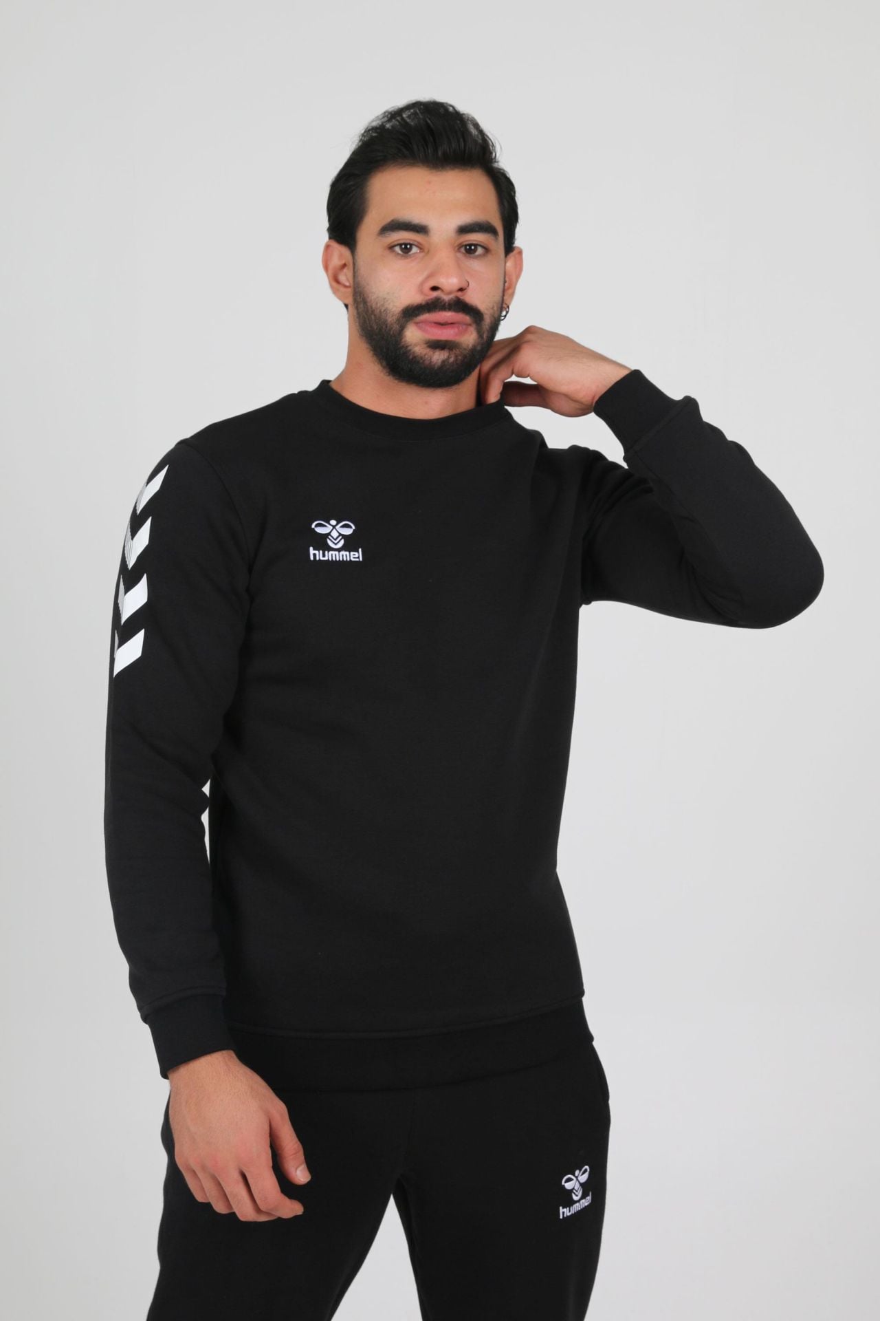 Hummel Pamuklu Sweat Siyah