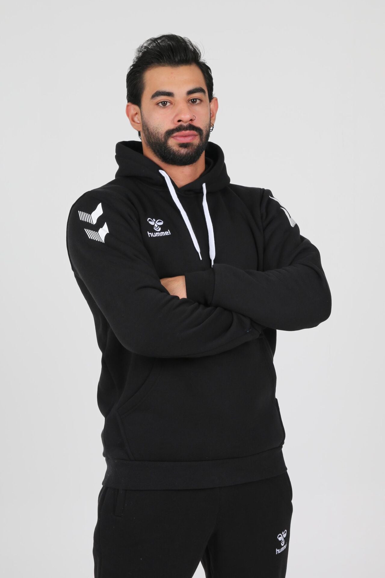 Hummel Armin Pamuklu Hoodie Siyah