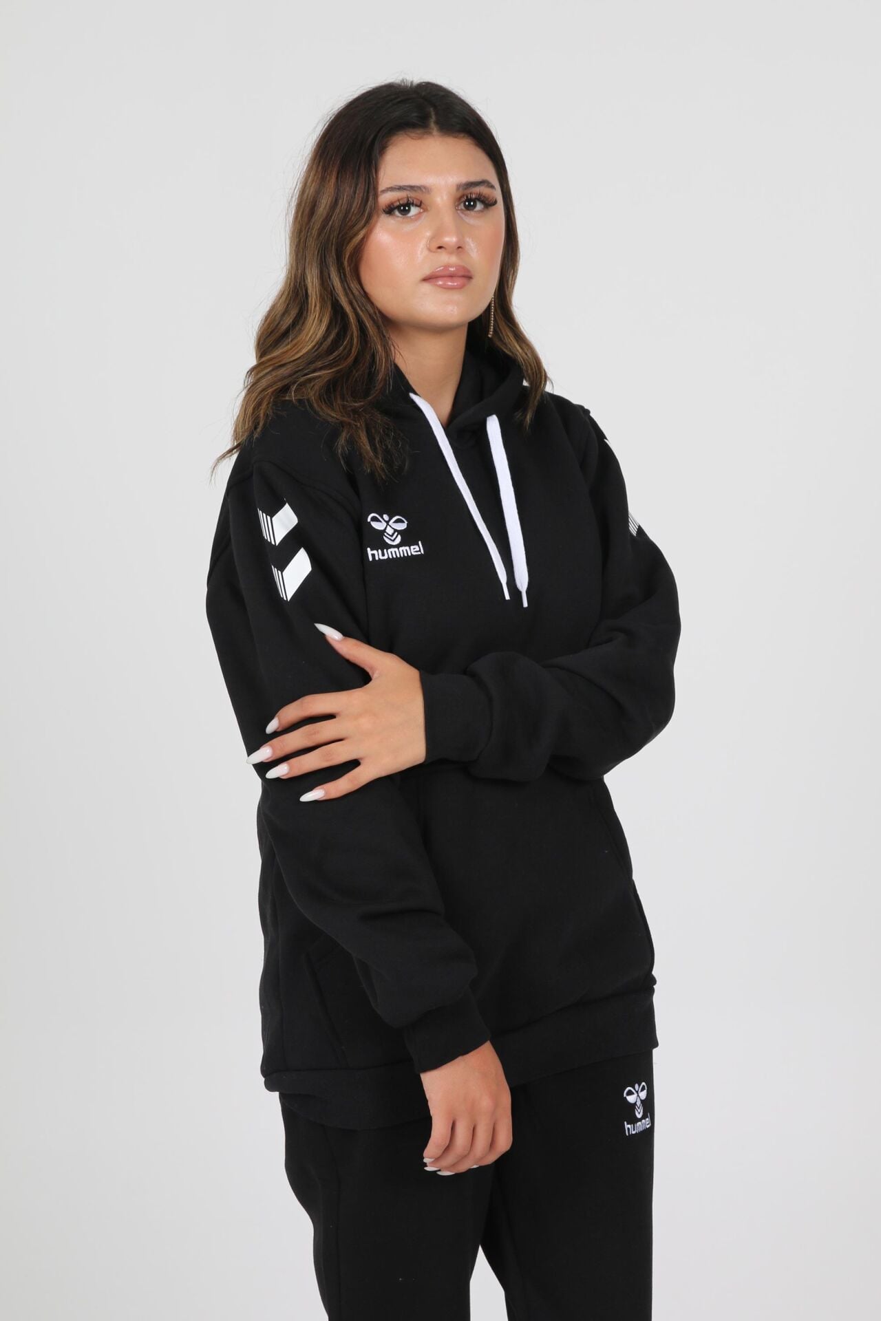 Hummel Armin Pamuklu Hoodie Siyah