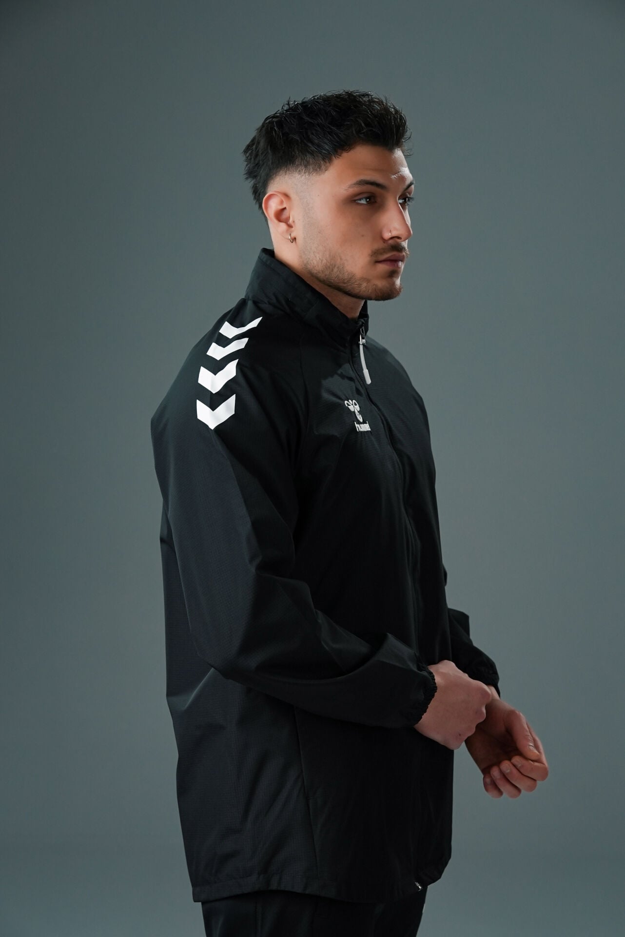 Hummel Line Yağmurluk Siyah
