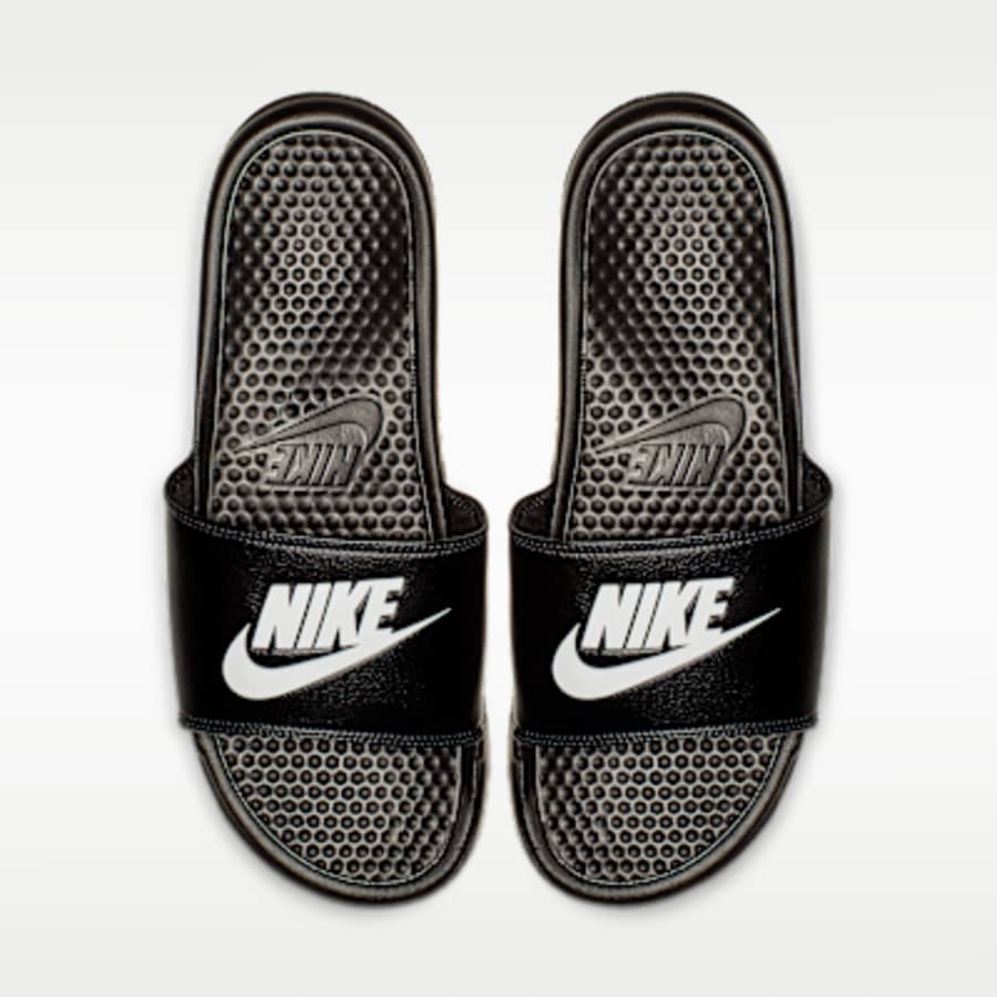 Nike Benassi JDI Erkek Slides - Siyah Kombin
