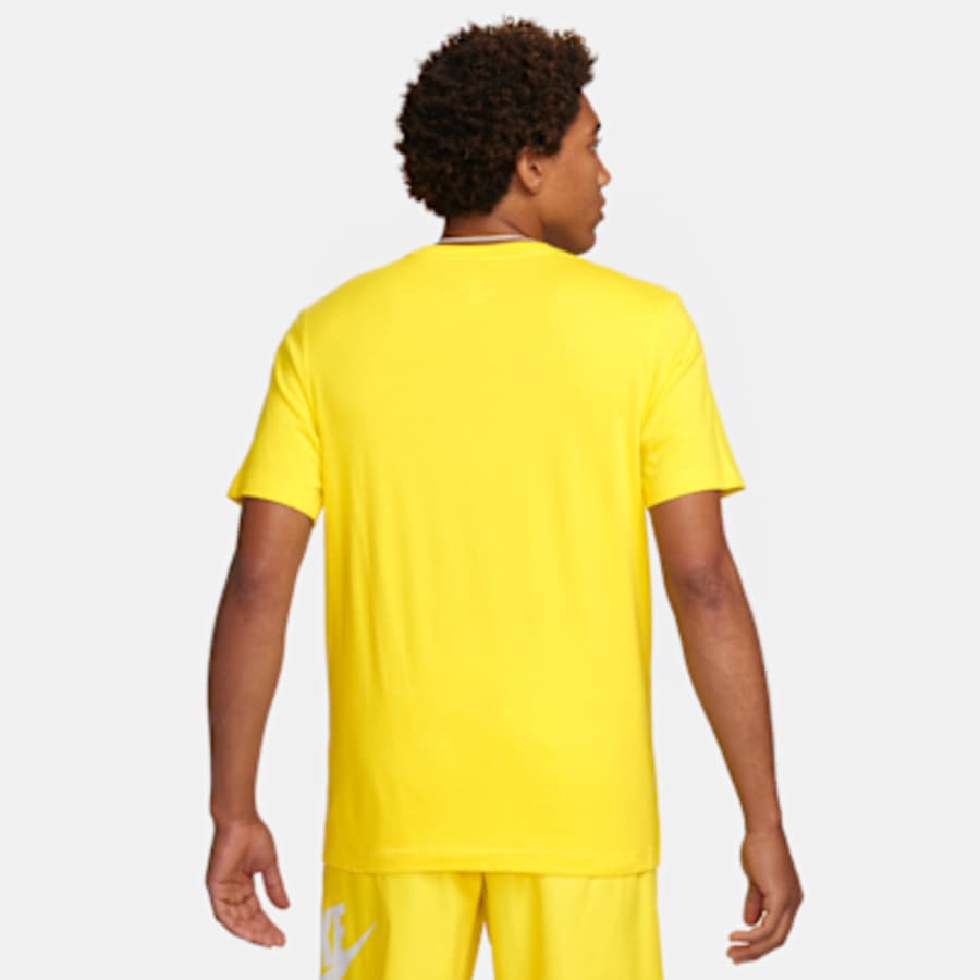 Nike Sportswear Club Erkek Tişört - Sari