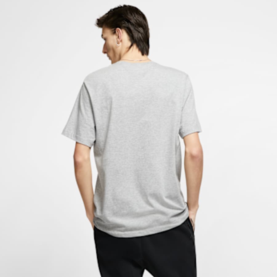 Nike Sportswear JDI Erkek Tişört - Gri Melanj