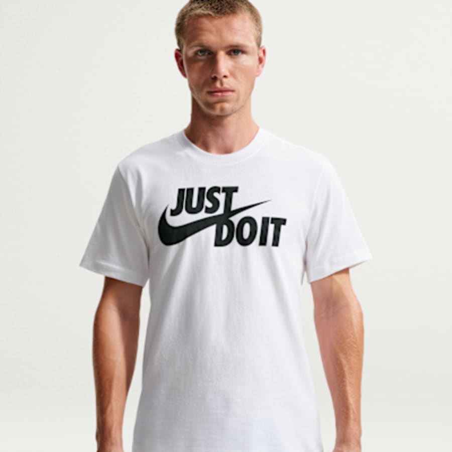 Nike Sportswear JDI Erkek Tişört - Beyaz