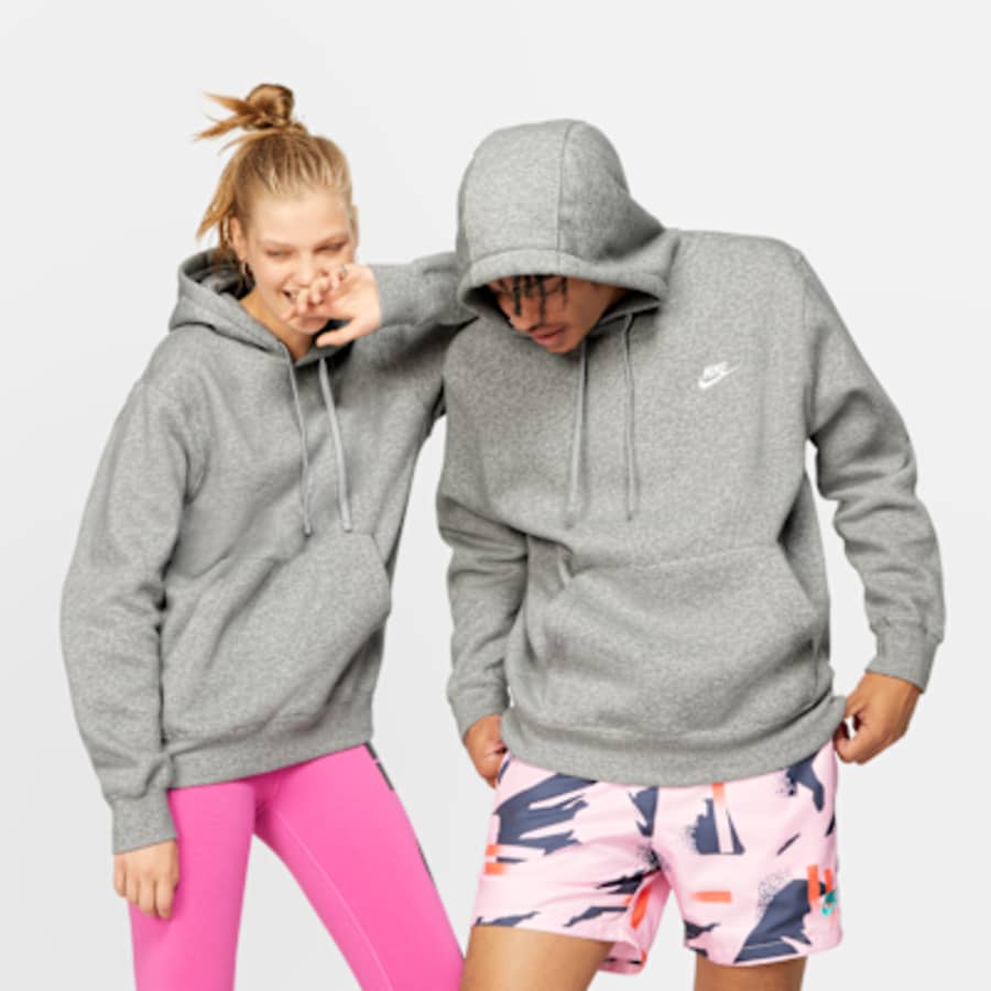 Nike Sportswear Club Fleece Pullover Sweatshirt - Gri Melanj