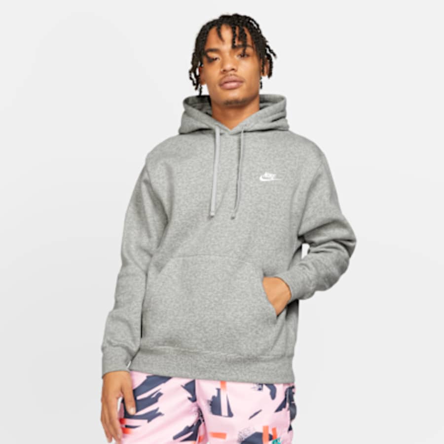 Nike Sportswear Club Fleece Pullover Sweatshirt - Gri Melanj