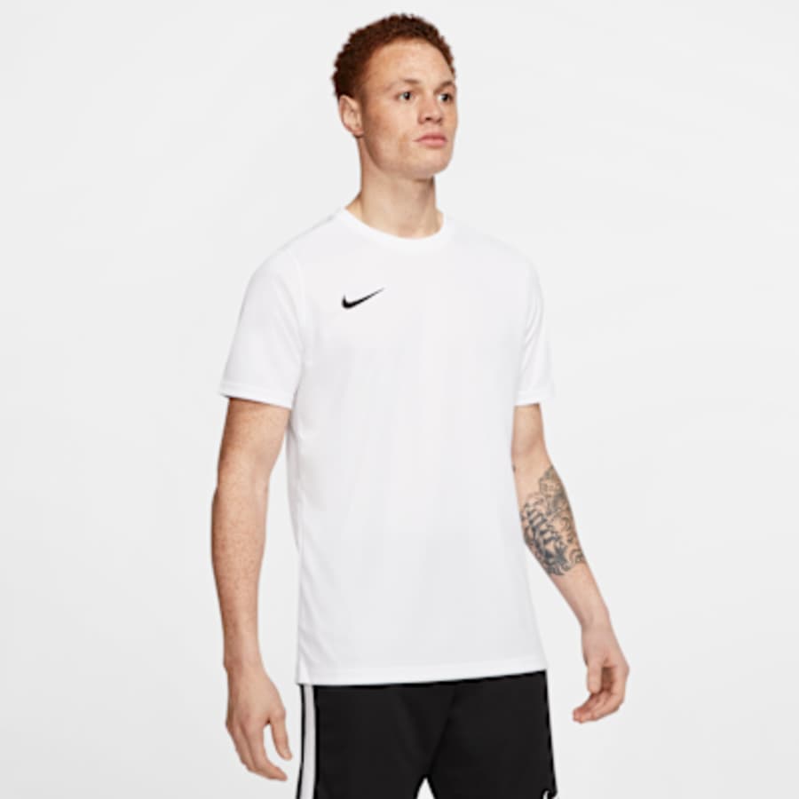 Nike Dri-FIT Park 7 JBY Erkek Soccer Forma - Beyaz Kombin