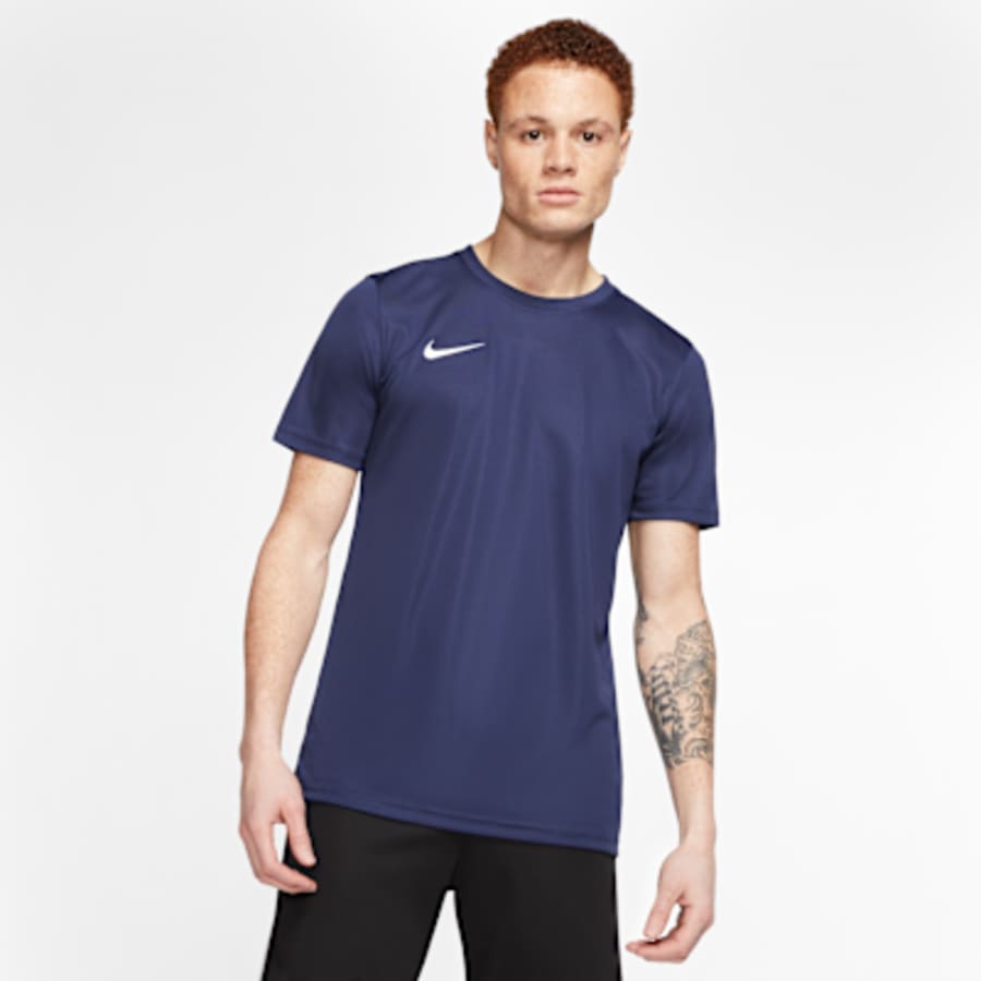 Nike Dri-FIT Park 7 JBY Erkek Soccer Forma - Lacivert Kombin