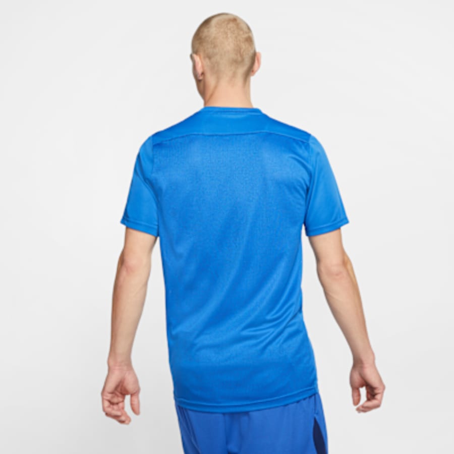 Nike Dri-FIT Park 7 JBY Erkek Soccer Forma - Saks Mavi Kombin