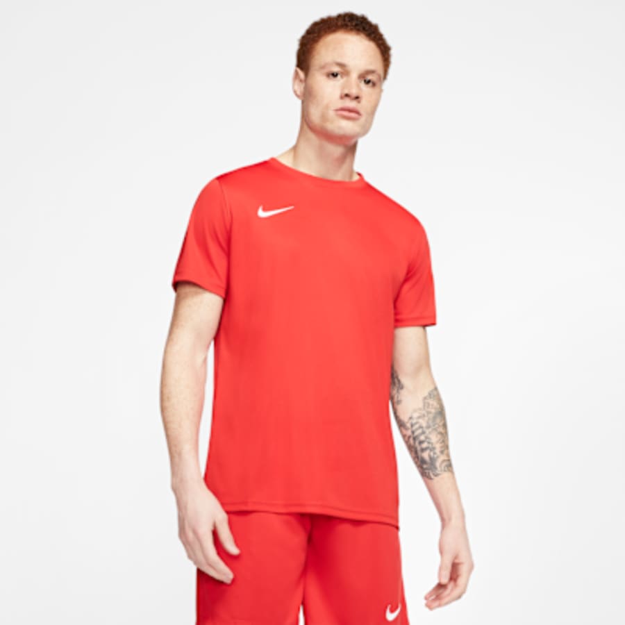 Nike Dri-FIT Park 7 JBY Erkek Soccer Forma - Kırmızı Kombin