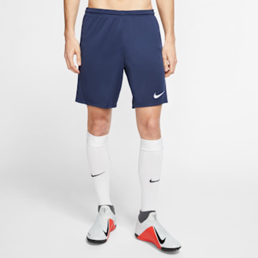 Nike Dri-FIT Park 3 Erkek Knit Soccer Şort - Lacivert Kombin