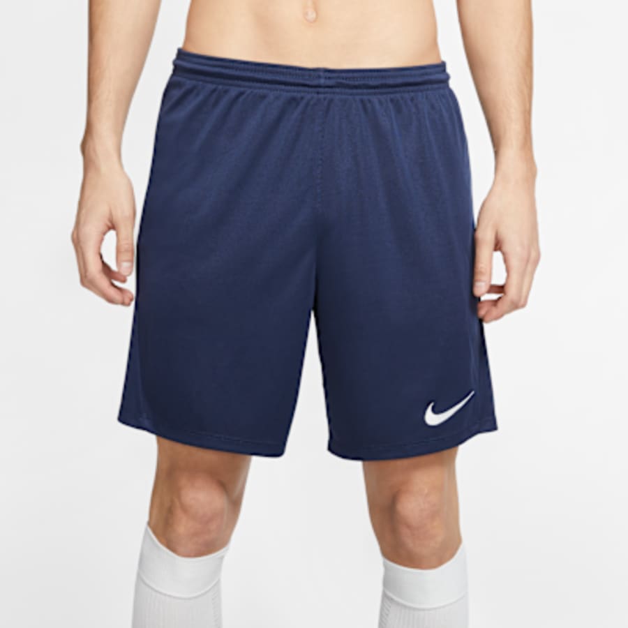 Nike Dri-FIT Park 3 Erkek Knit Soccer Şort - Lacivert Kombin