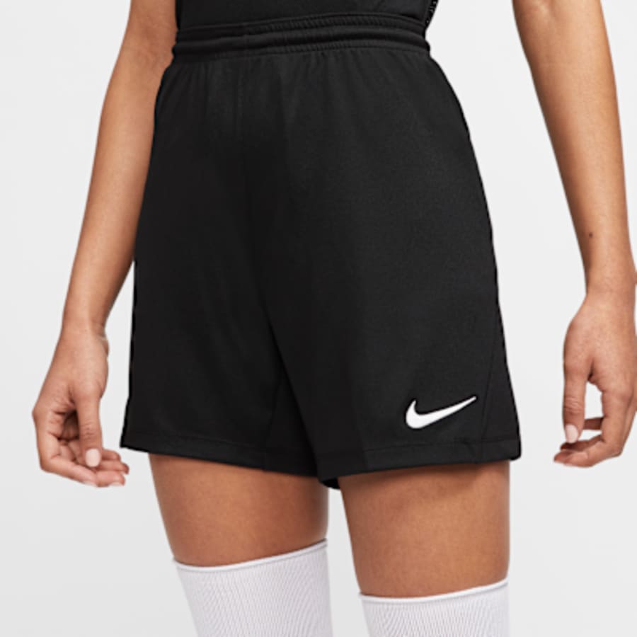 Nike Dri-FIT Park 3 Kadın Knit Soccer Şort - Siyah Kombin