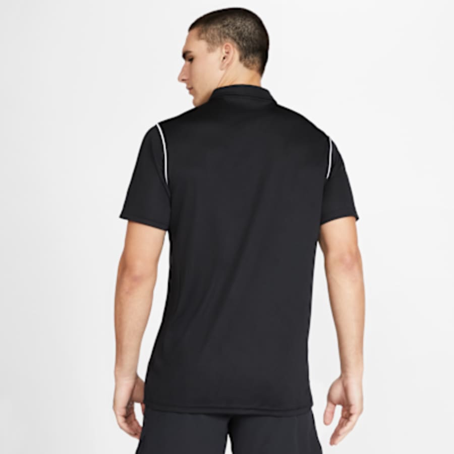 Nike Dri-FIT Park Erkek Soccer Polo - Siyah Kombin