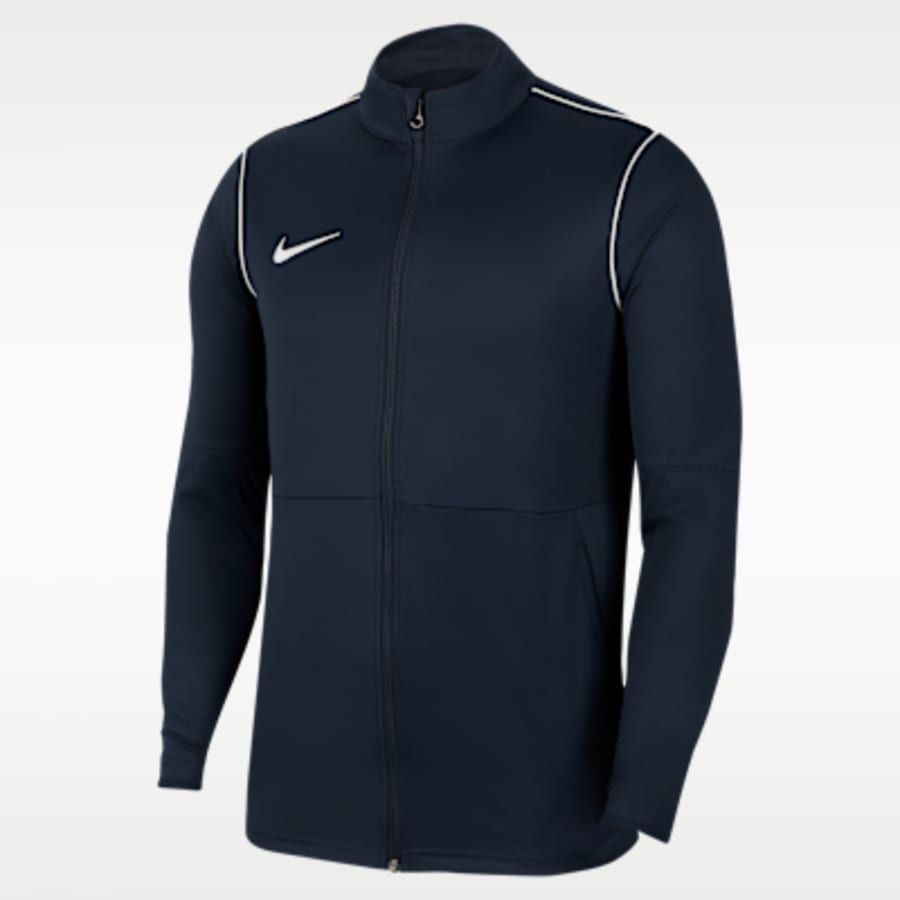 Nike Dri-FIT Park Erkek Knit Soccer Track Mont - Mavi