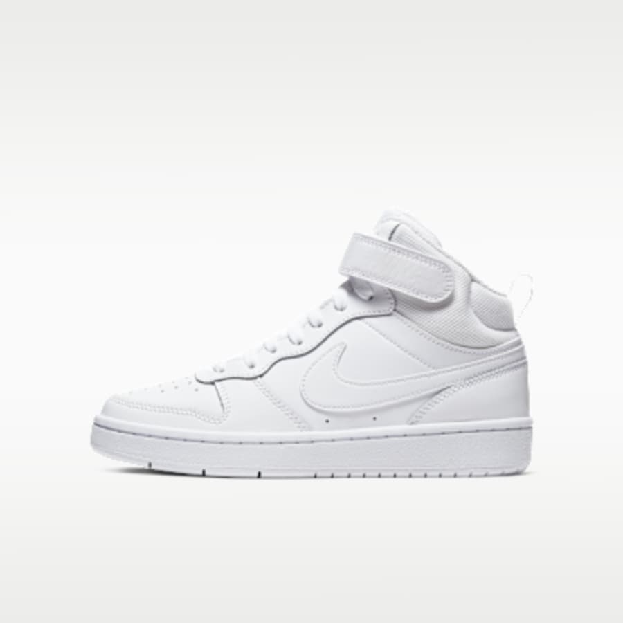 Nike Court Borough Mid 2 Çocuk Ayakkabı - Beyaz