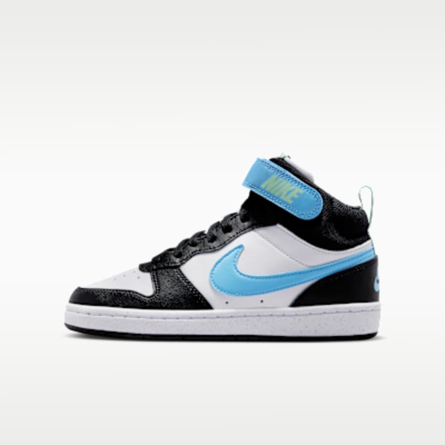 Nike Court Borough Mid 2 Çocuk Ayakkabı - Beyaz Kombin