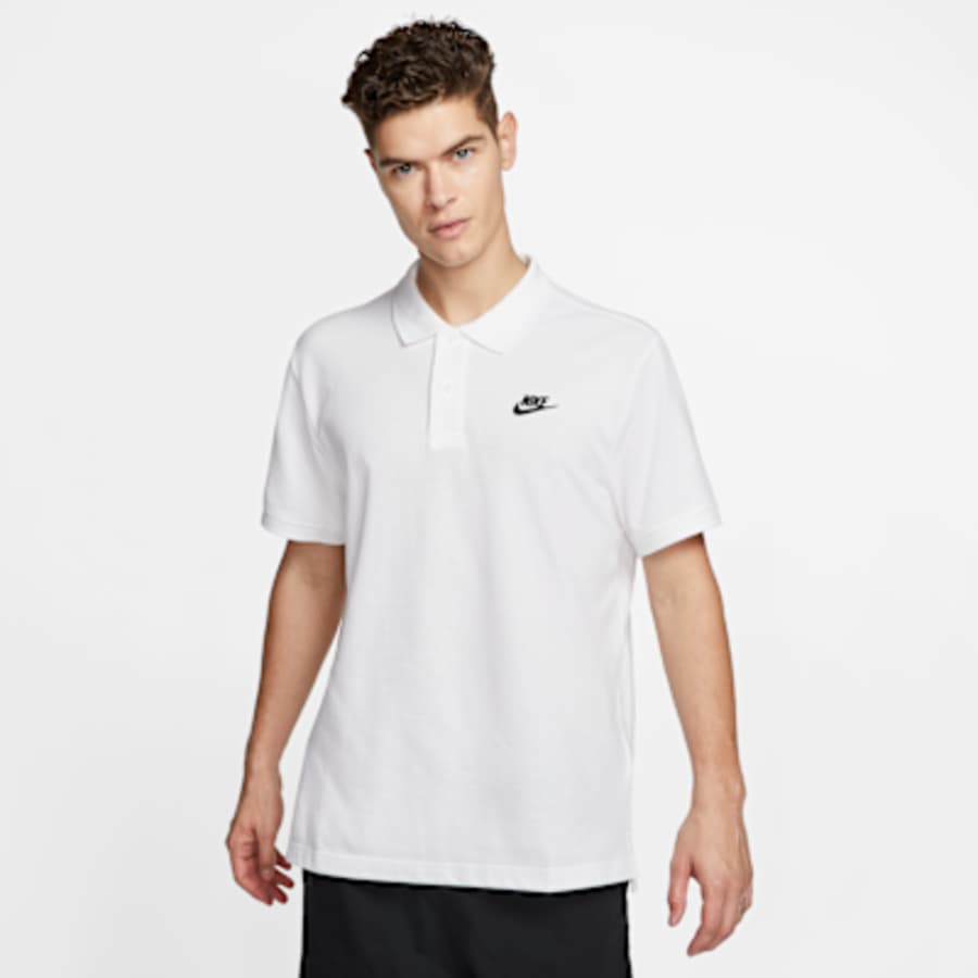 Nike Sportswear Erkek Polo - Beyaz Kombin