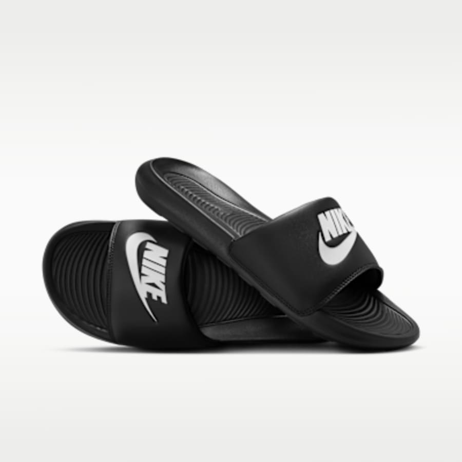 Nike Victori One Erkek Slides - Siyah Kombin