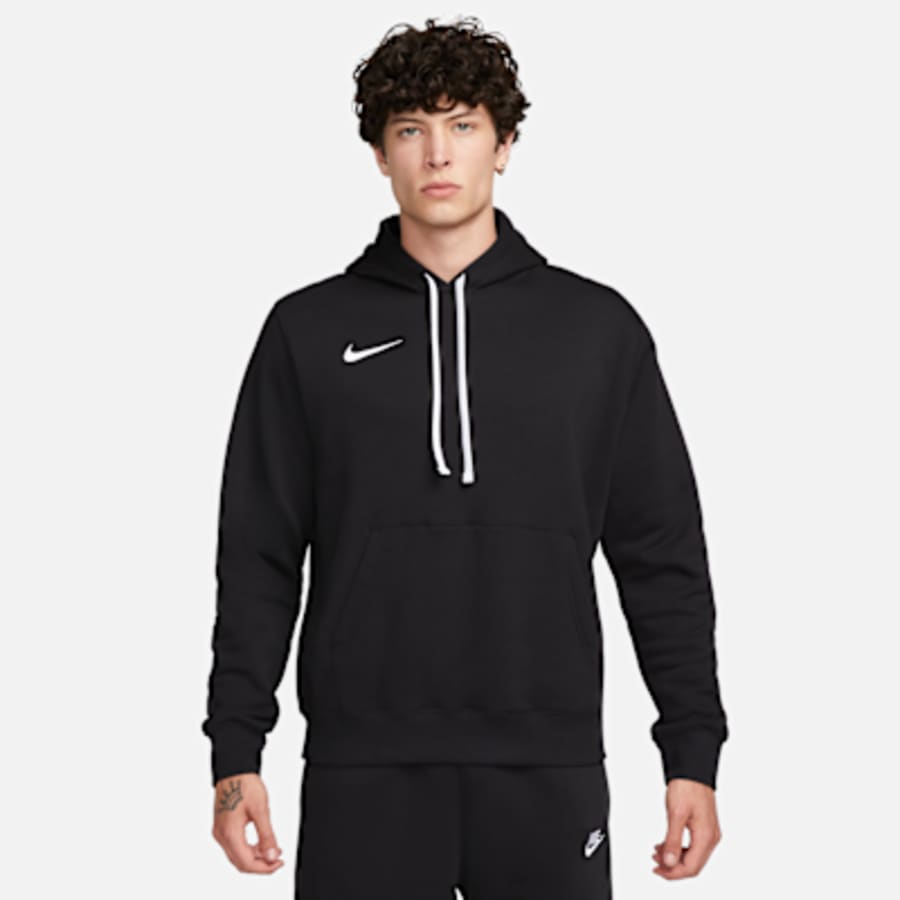 Nike Park Erkek Fleece Pullover Soccer Sweatshirt - Siyah Kombin