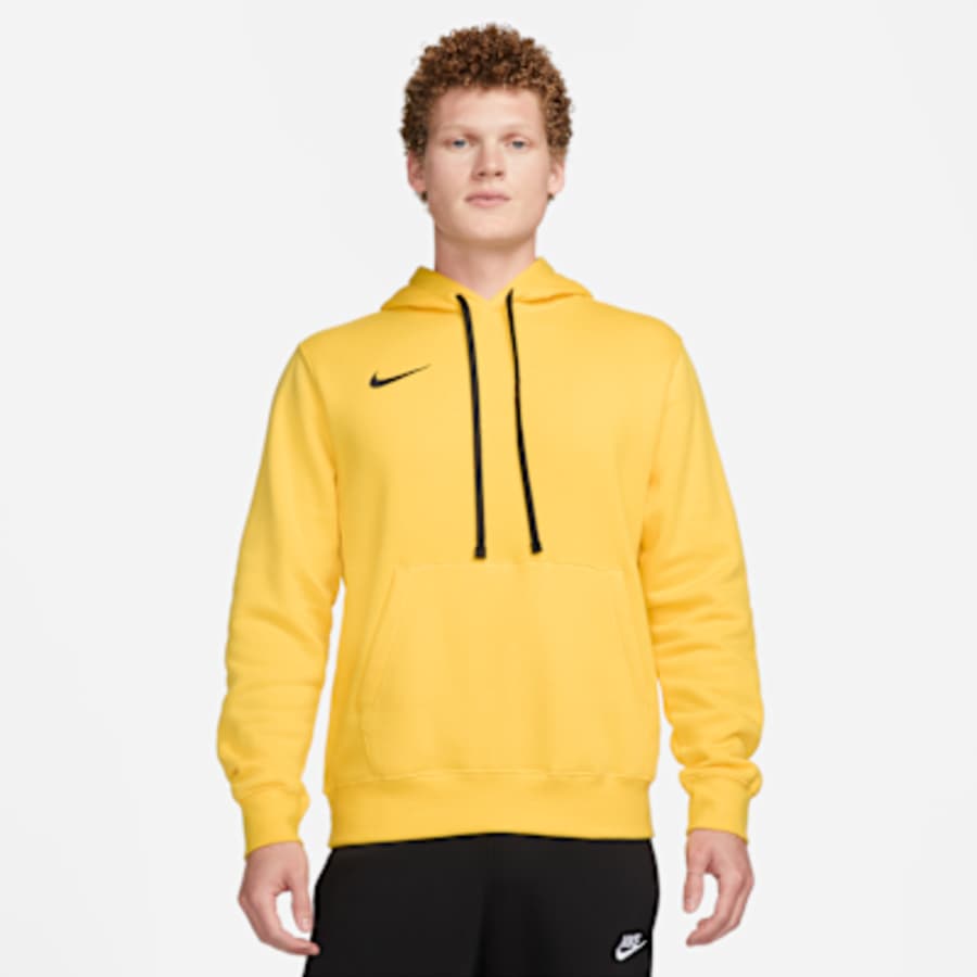 Nike Park Erkek Fleece Pullover Soccer Sweatshirt - Sarı Kombin