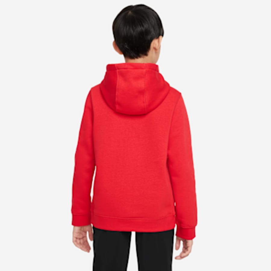 Nike Park Çocuk Fleece Pullover Soccer Sweatshirt - Kırmızı
