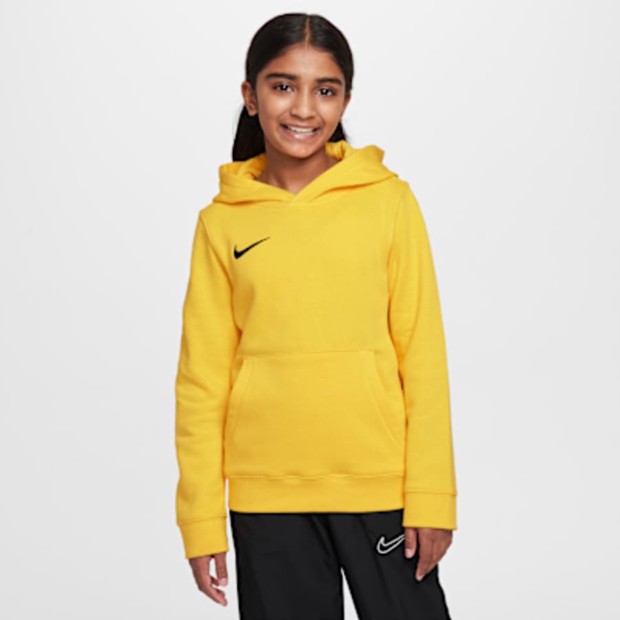 Nike Park Çocuk Fleece Pullover Soccer Sweatshirt - Sarı Kombin
