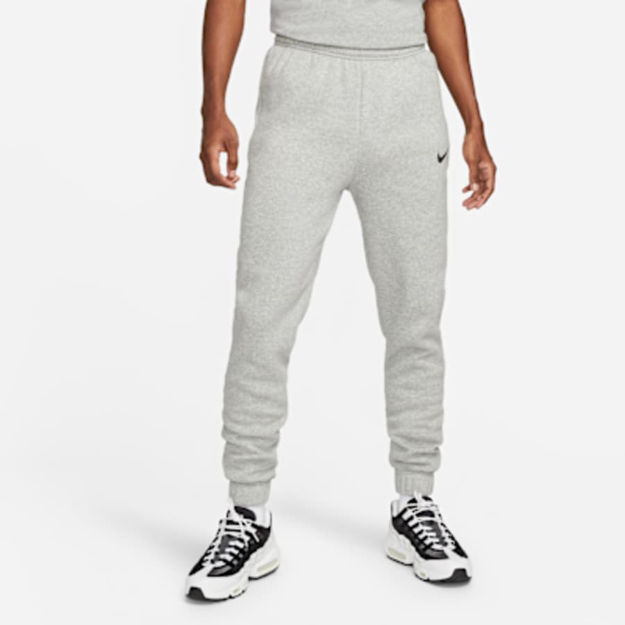 Nike Park Erkek Fleece Soccer Eşofman Altı - Gri Melanj