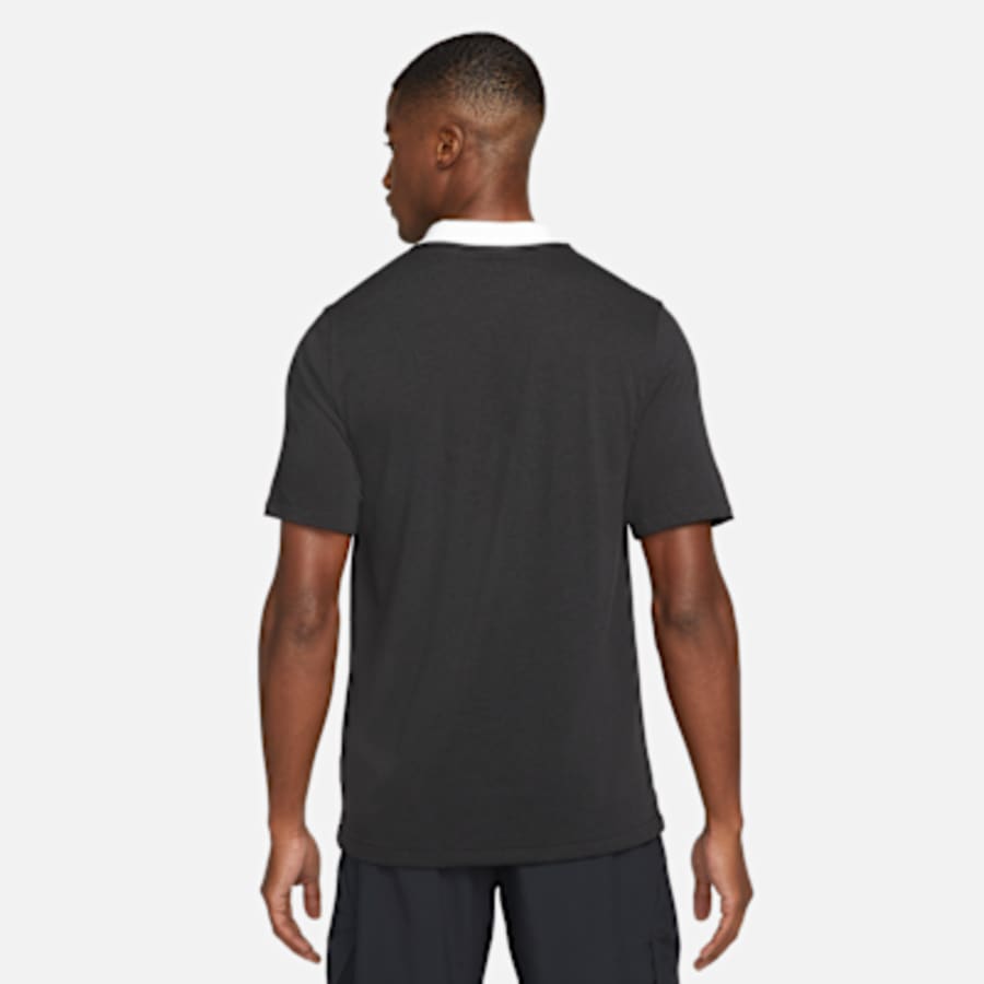 Nike Dri-FIT Park Erkek Soccer Polo - Siyah Kombin