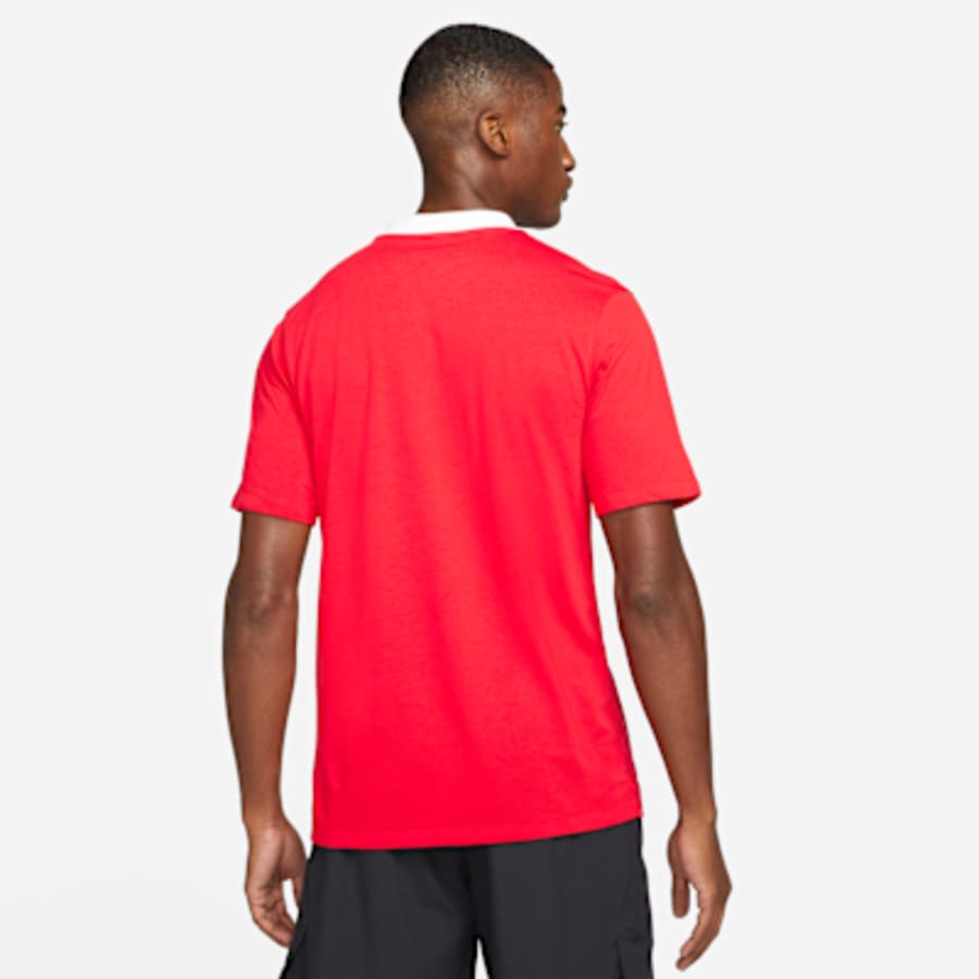 Nike Dri-FIT Park Erkek Soccer Polo - Kırmızı Kombin