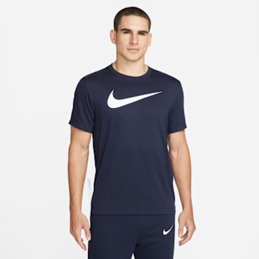 Nike Dri-FIT Park Erkek Soccer Tişört - Lacivert Kombin