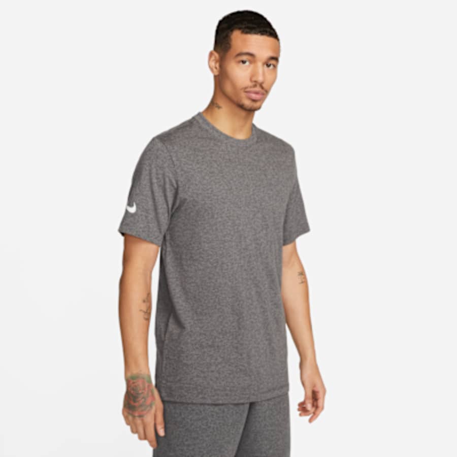 Nike Park Erkek Soccer Tişört - Antrasit Kombin