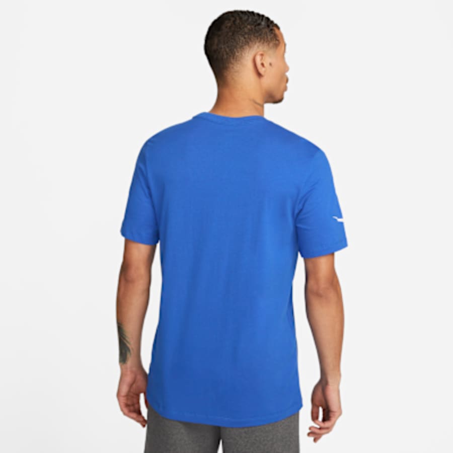 Nike Park Erkek Soccer Tişört - Saks Mavi Kombin