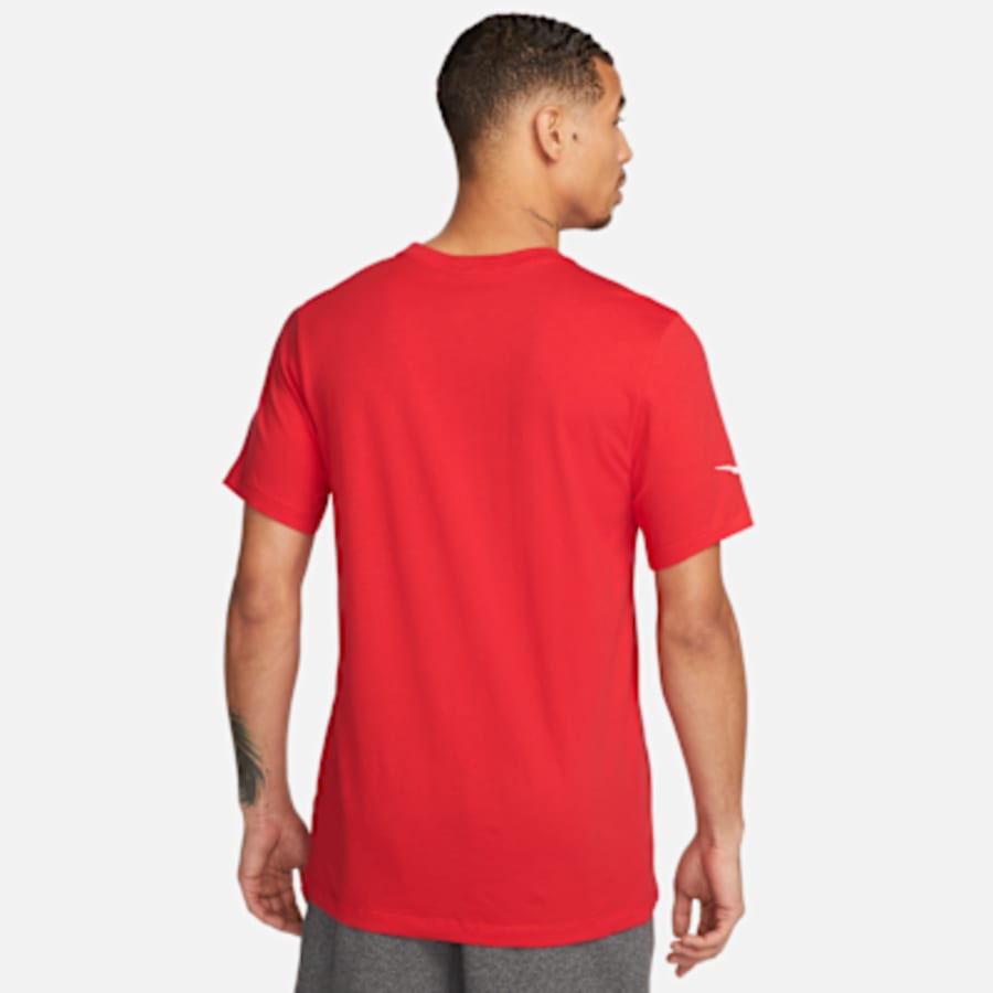 Nike Park Erkek Soccer Tişört - Kırmızı Kombin