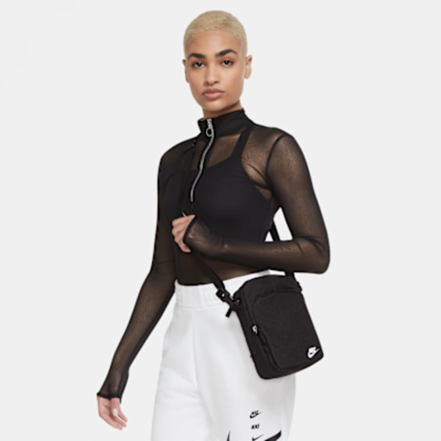 Nike Heritage Crossbody Bag (4L) - Siyah Kombin