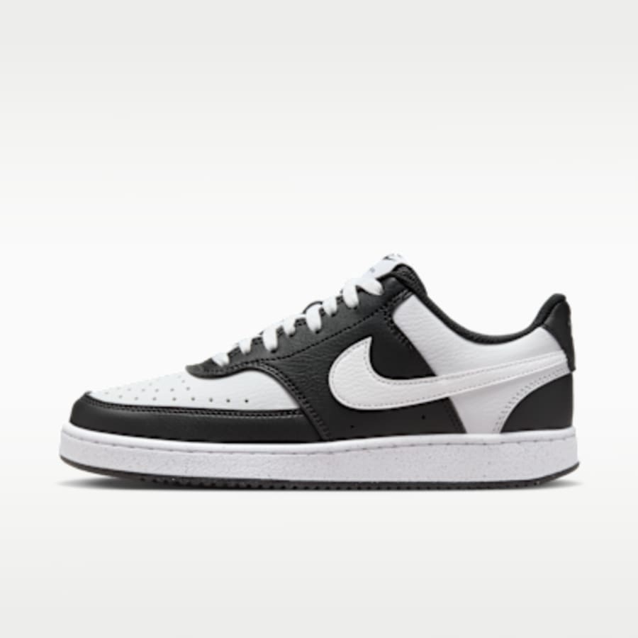 Nike Court Vision Low Next Nature Kadın Ayakkabı - Siyah Kombin