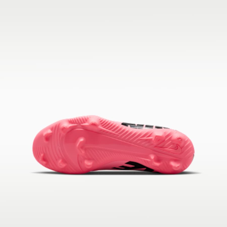 Nike Jr. Mercurial Vapor 15 Club Little/Çocuk MG Low-Top Soccer Cleats - Kırmızı/Pembe