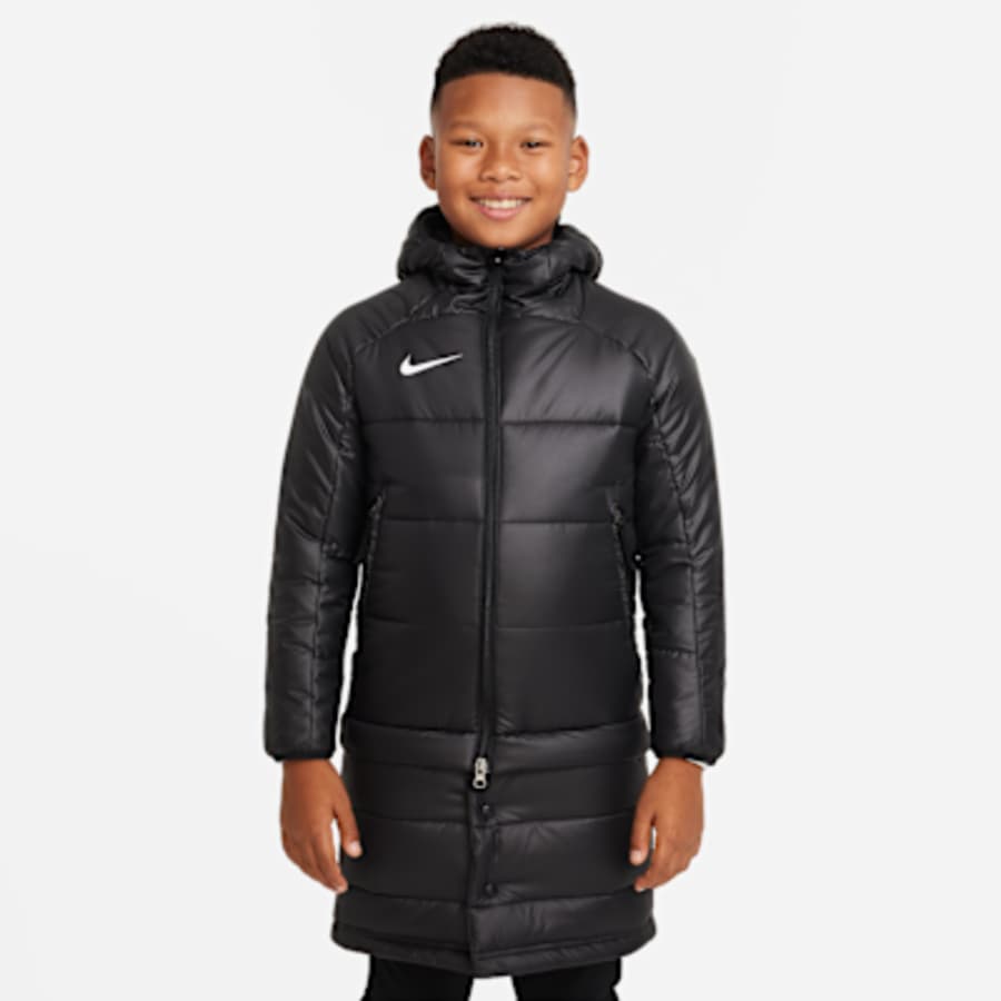 Nike Therma-FIT Academy Pro Çocuk 2-in-1 Insulated Soccer Mont - Siyah Kombin