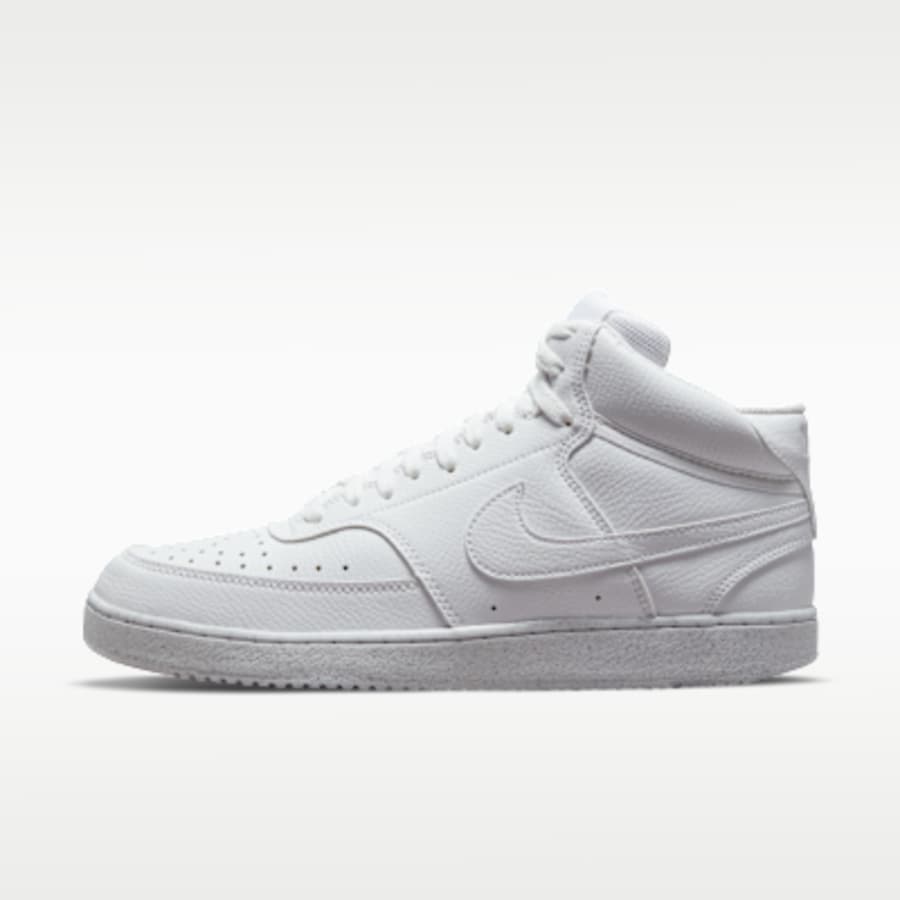 Nike Court Vision Mid Next Nature Erkek Ayakkabı - Beyaz