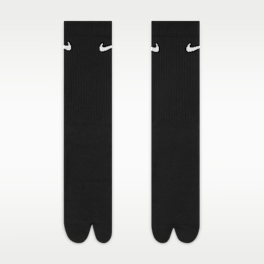 Nike Everyday Plus "Rift" Lightweight Split-Toe Crew Çorap (1 Pair) - Siyah Kombin