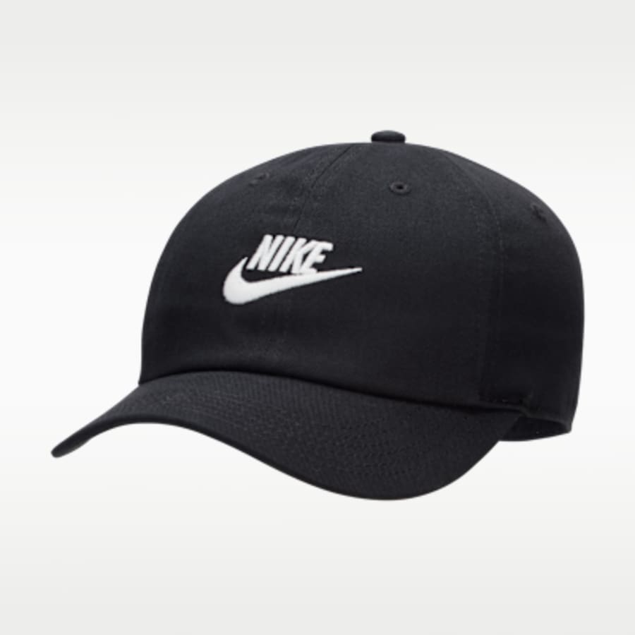 Nike Club Kids' Unstructured Futura Wash Cap - Siyah Kombin