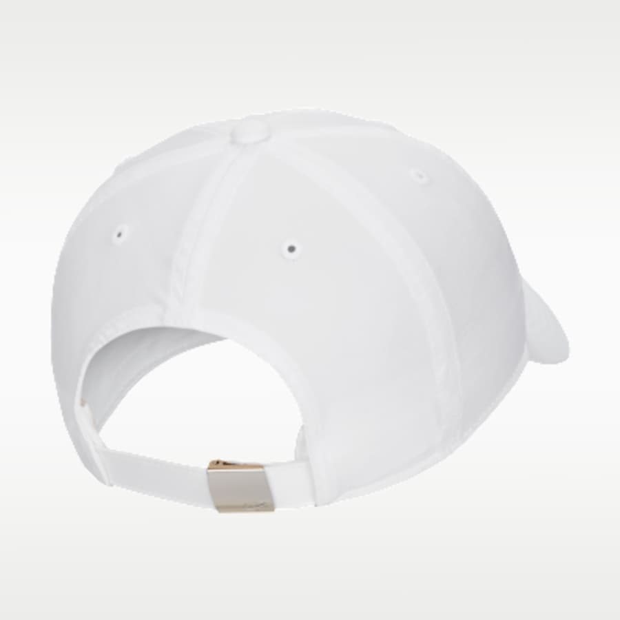 Nike Dri-FIT Club Kids' Unstructured Metal Swoosh Cap - Beyaz Kombin