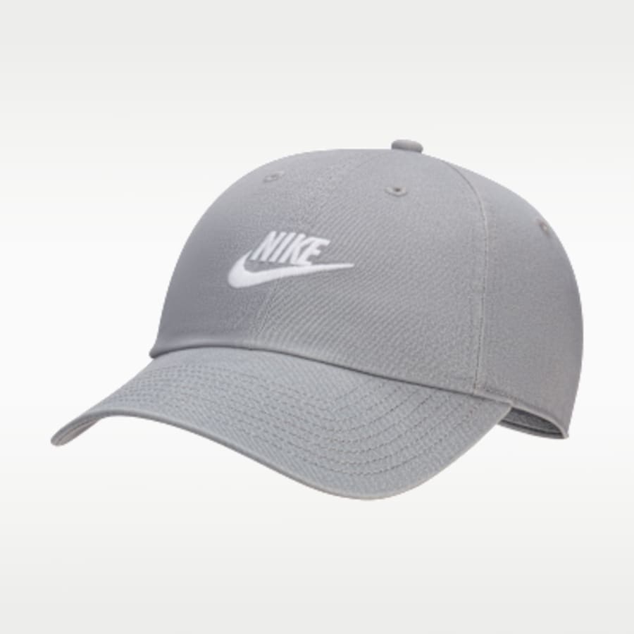 Nike Club Unstructured Futura Wash Cap - Gri Kombin