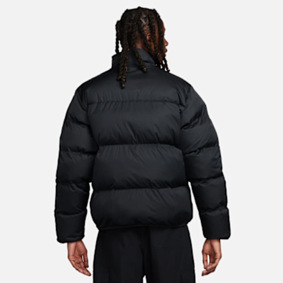 Nike Sportswear Club Erkek Puffer Mont - Siyah