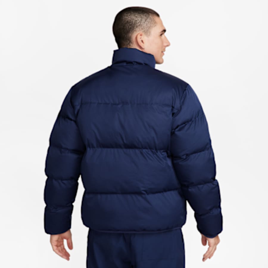 Nike Sportswear Club Erkek Puffer Mont - Mavi