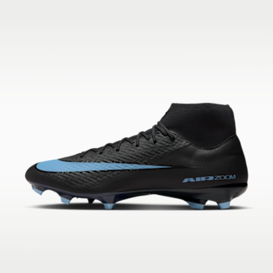 Nike Mercurial Superfly 10 Academy Multi-Ground High-Top Soccer Cleats - Siyah Kombin
