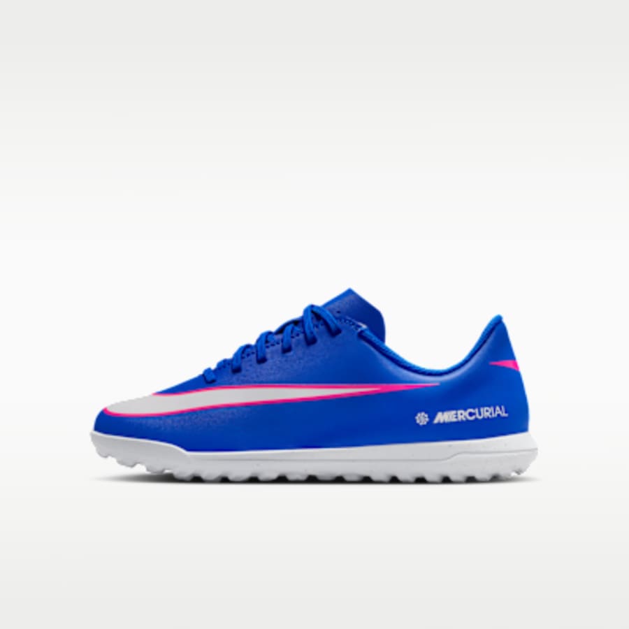 Nike Jr. Mercurial Vapor 16 Club Little/Çocuk Turf Low-Top Soccer Ayakkabı - Mavi Kombin