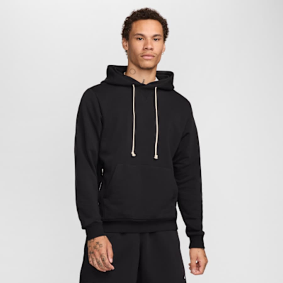 Nike Standard Issue Erkek Dri-FIT Pullover Basketball Sweatshirt - Siyah